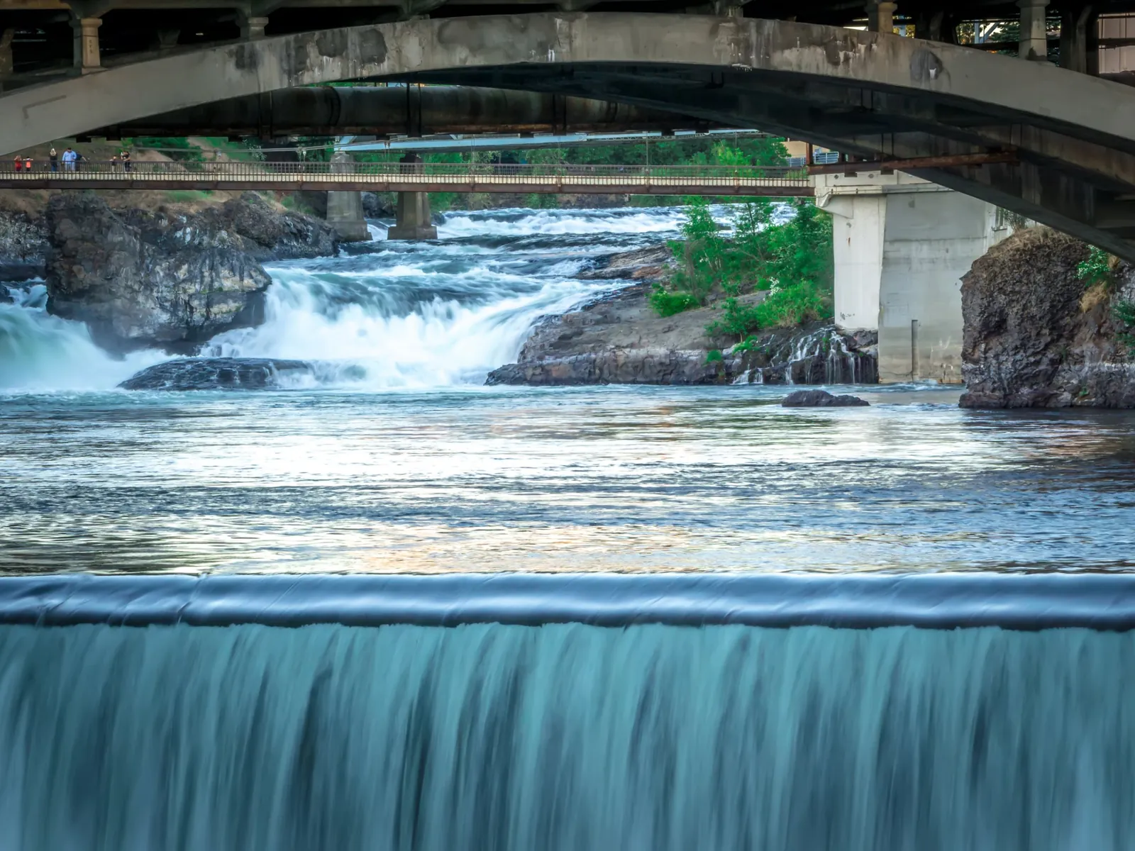 images - spokane falls river spillway