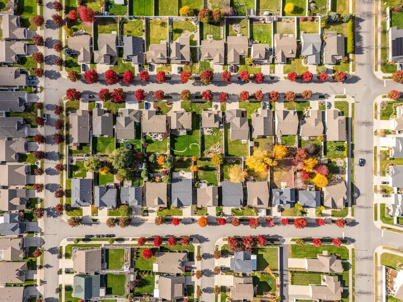 images - spokane neighborhood aerial fall
